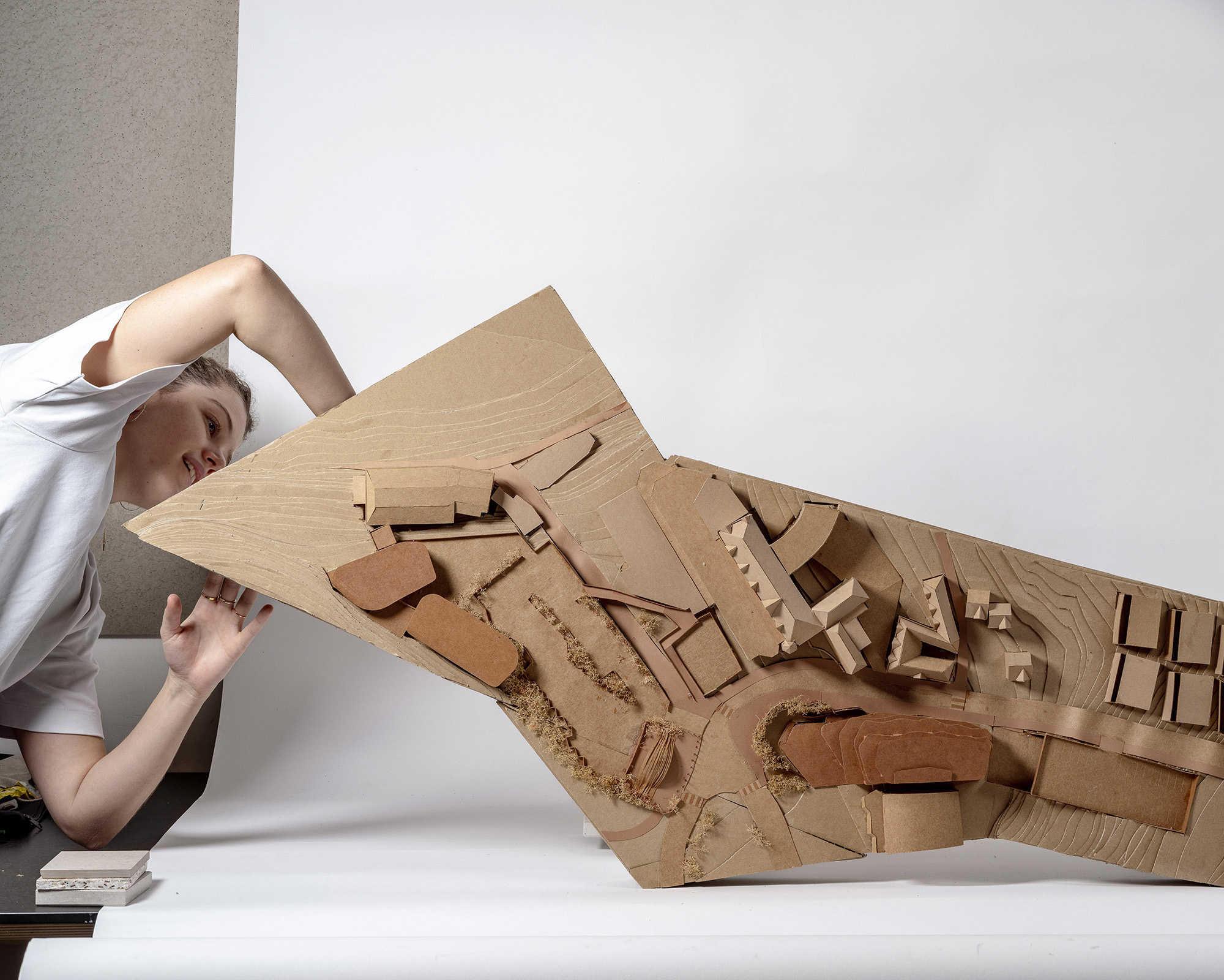 An Archtiect working on Housing Model