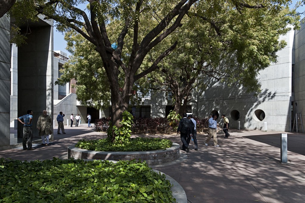 IIMA Campus in a tree's shade