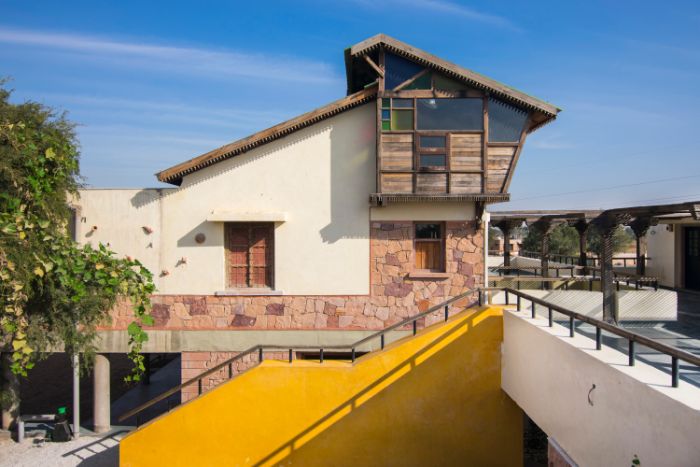 School Grounded with Colorful Earth Palette