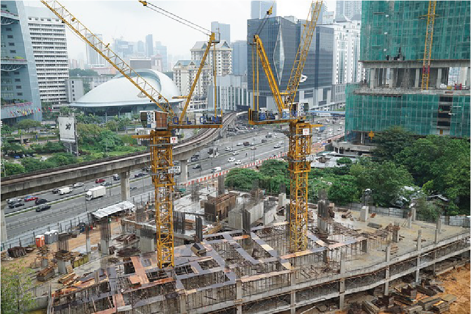 Context around a site under construction