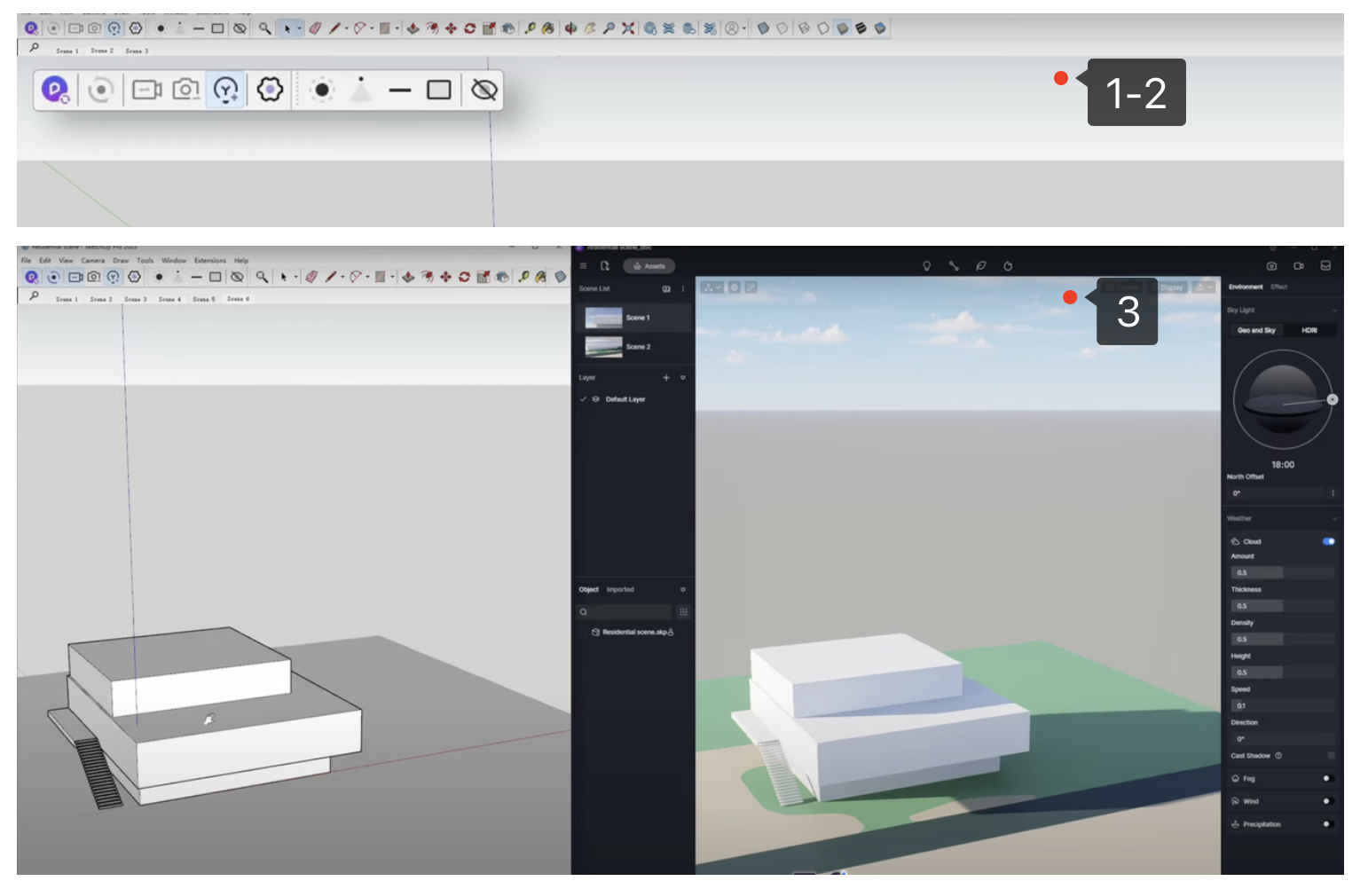 Rendering SketchUp Model in D5
