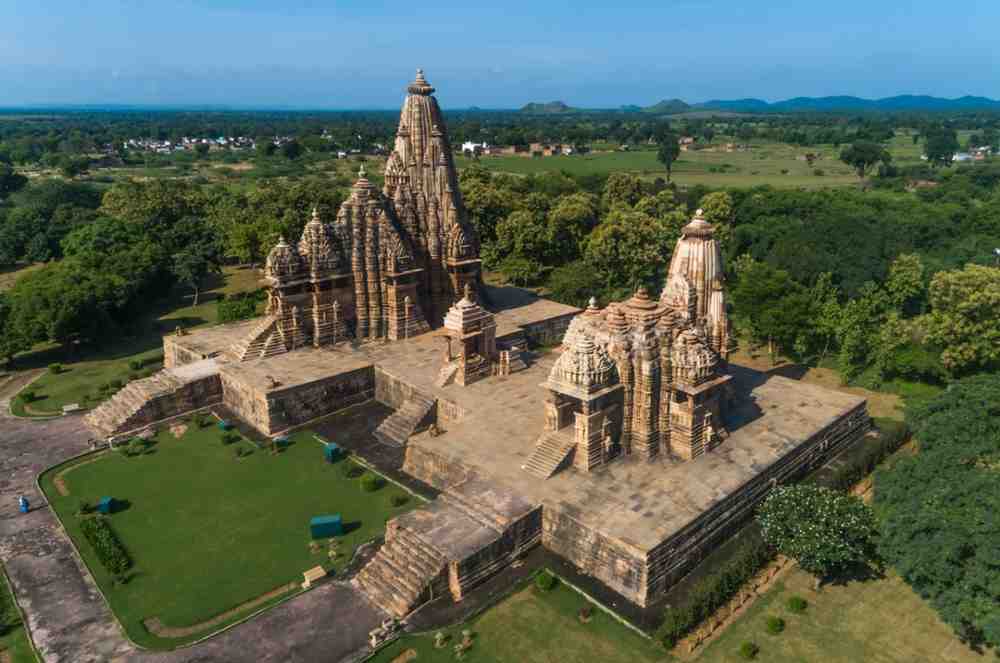 Aerial View of Kandariya Mahadev Temple, Khajurao Temple&nbsp;