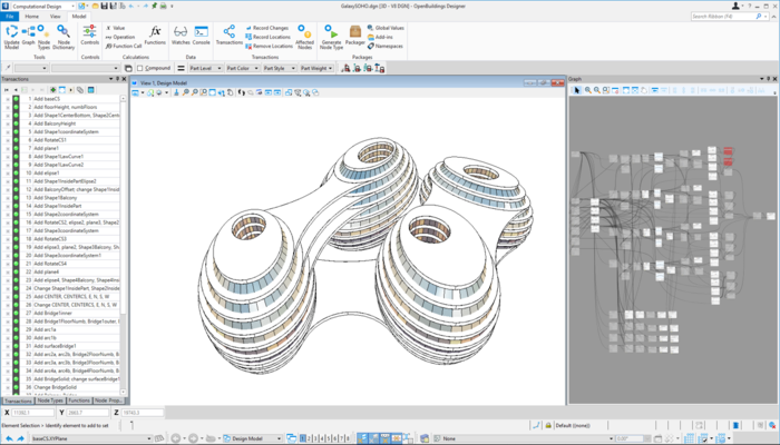Computational designer using Grasshopper script to generate parametric façade.