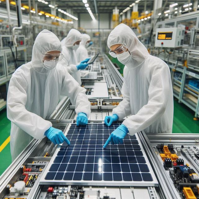 Smart building electrical layout integrating solar panels and IoT devices.*
