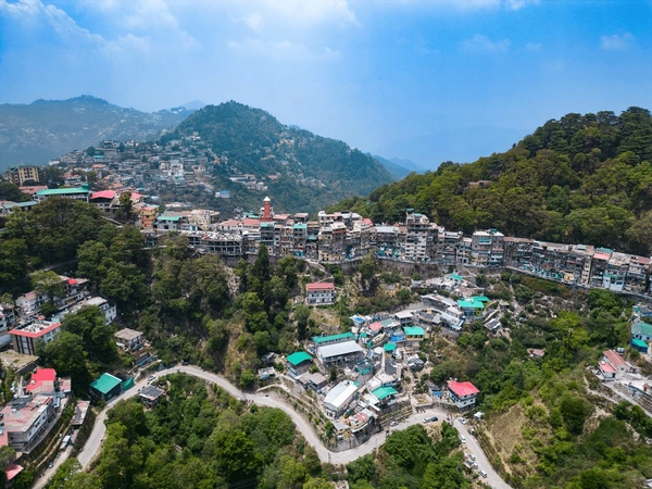Mussoorie Aerial view