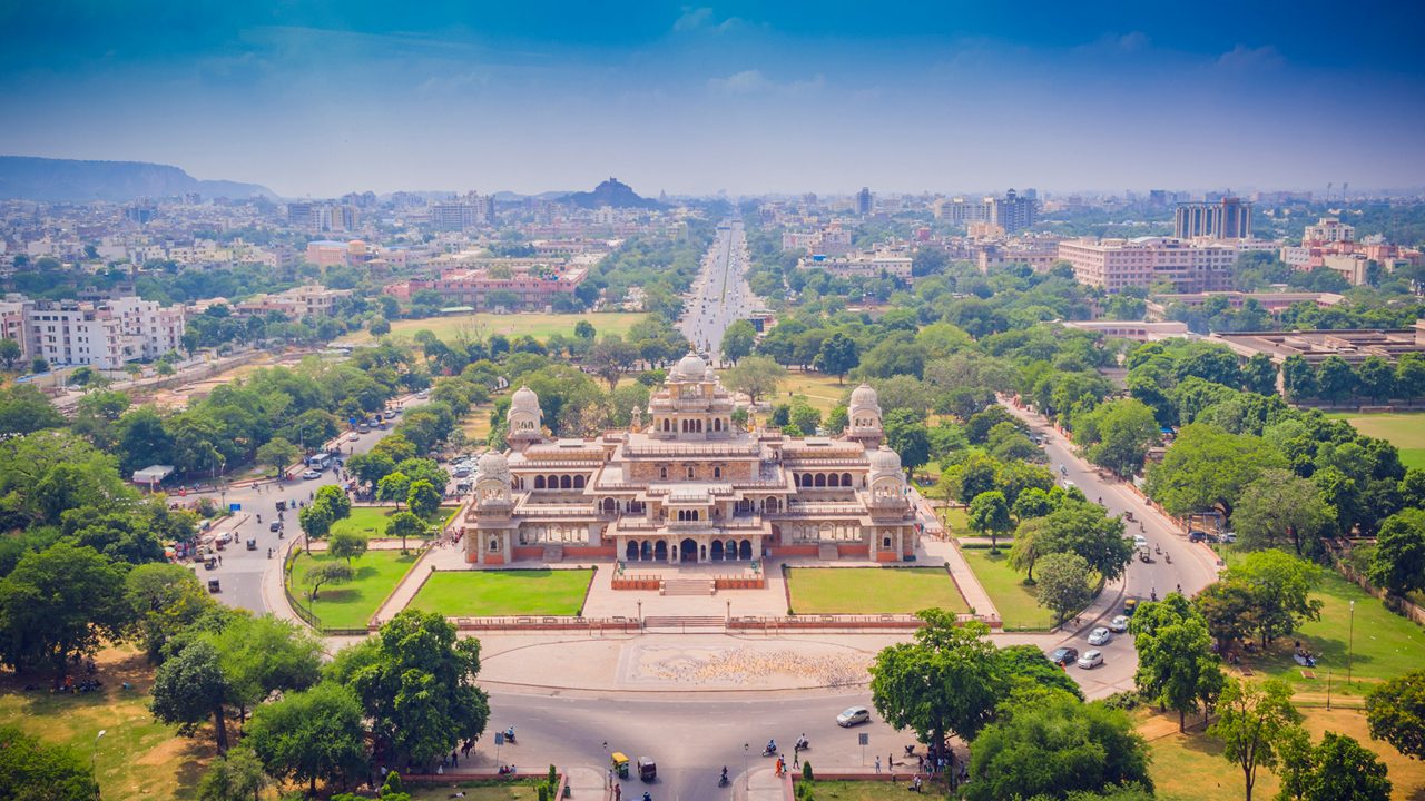 Albert Hall Museum Public Square Jaipur