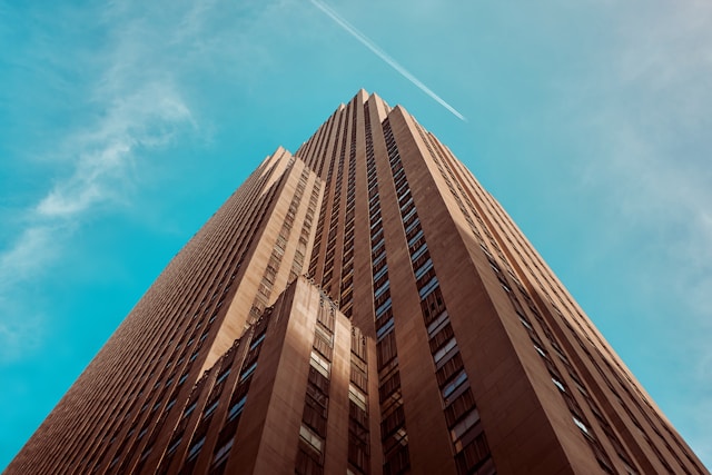 Cinematic Shot of a Skyscraper