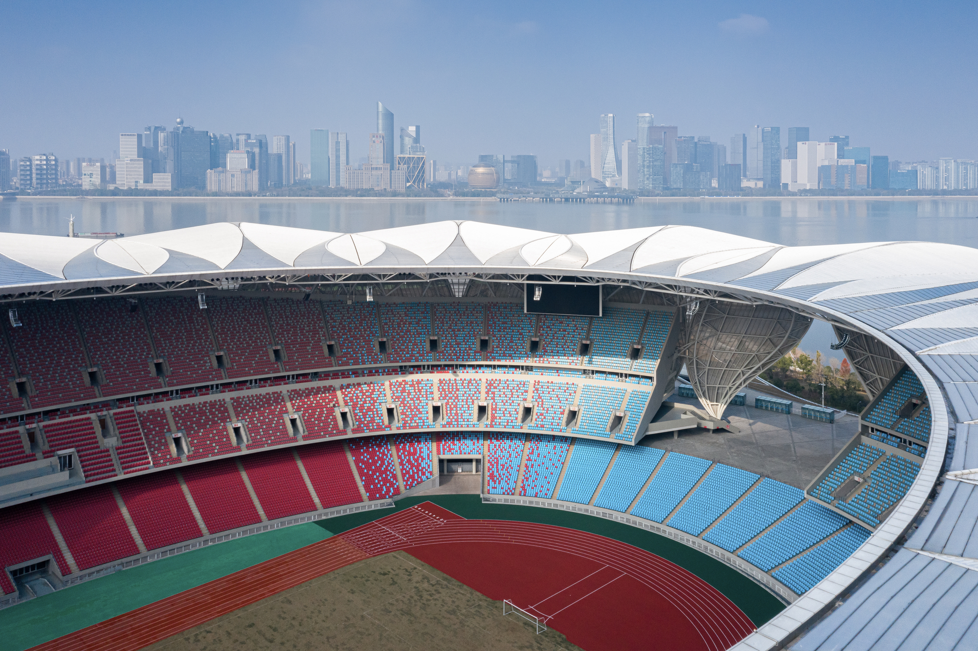 Inside view at Hangzhou Olympic Sports Centre