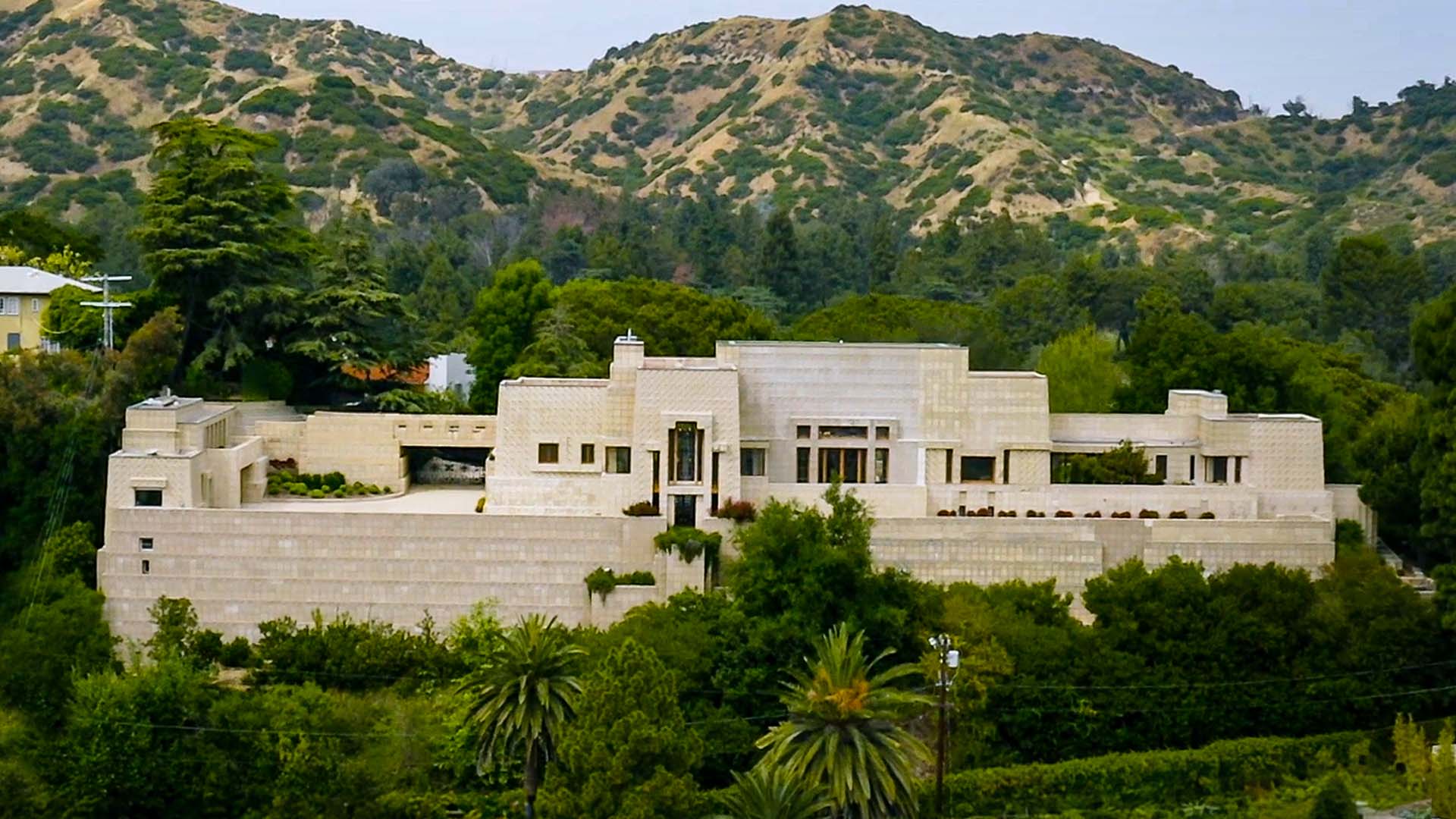 Full View of the Mansion on Mountain Top
