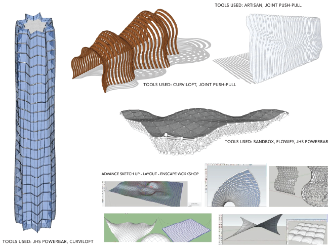 Sketchup Plugin models&nbsp;