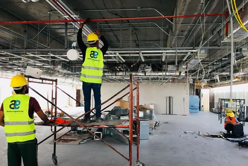 MEP Engineers Resolving Issues at Site