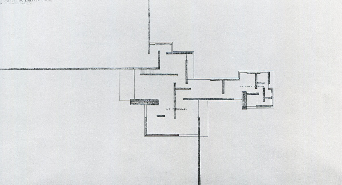 Barcelona Pavilion, Spain in plan&nbsp;