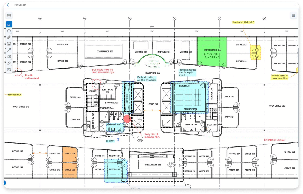 Overlay of architectural and structural drawings showing alignment.