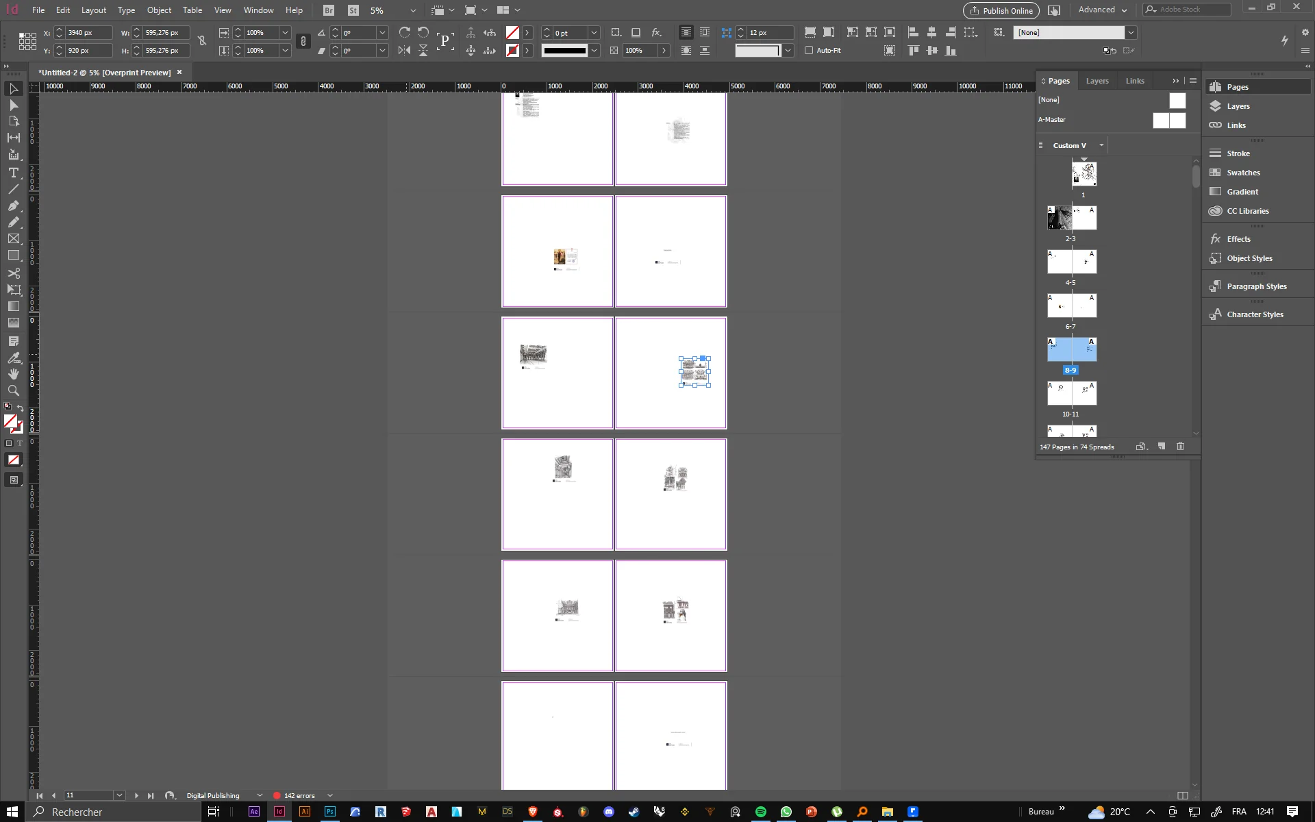 Indesign Interface