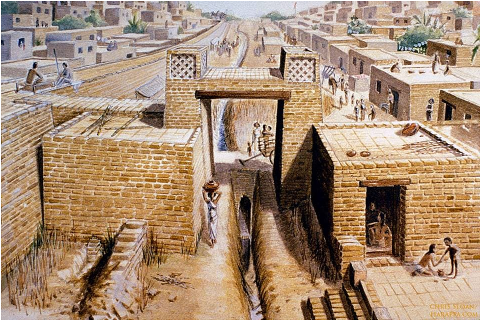 Front Gate Illustration of Indus Valley Civilisation