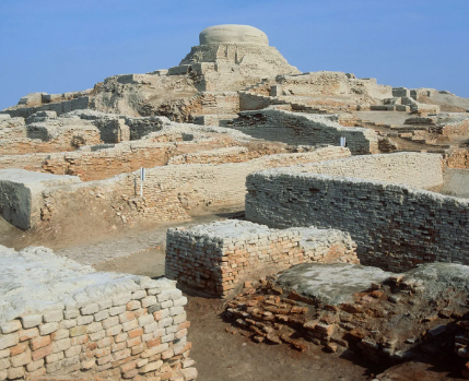 The ruins of Mohenjo-daro