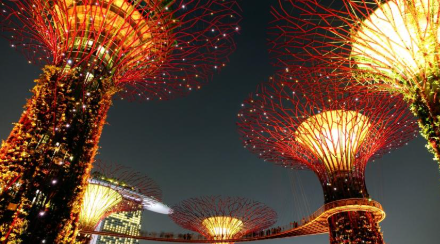 Singapore, sometimes called the "City in a Garden,