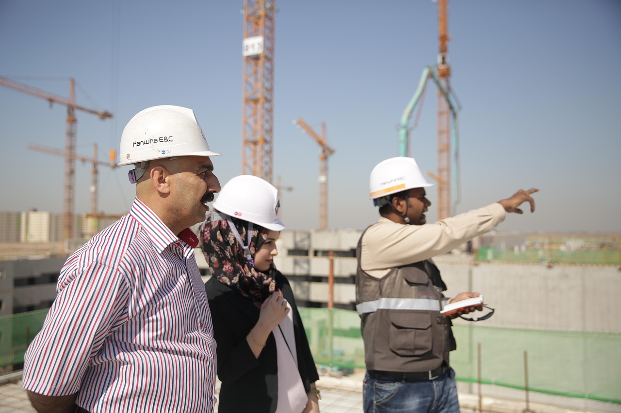 Site Supervision guided by Site Engineers