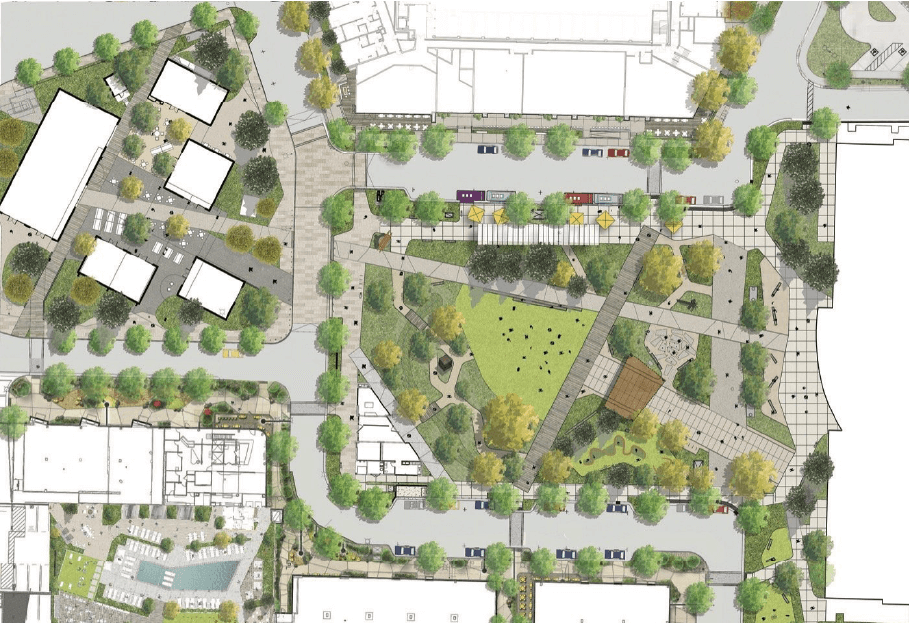 A rendered Landscape Masterplan