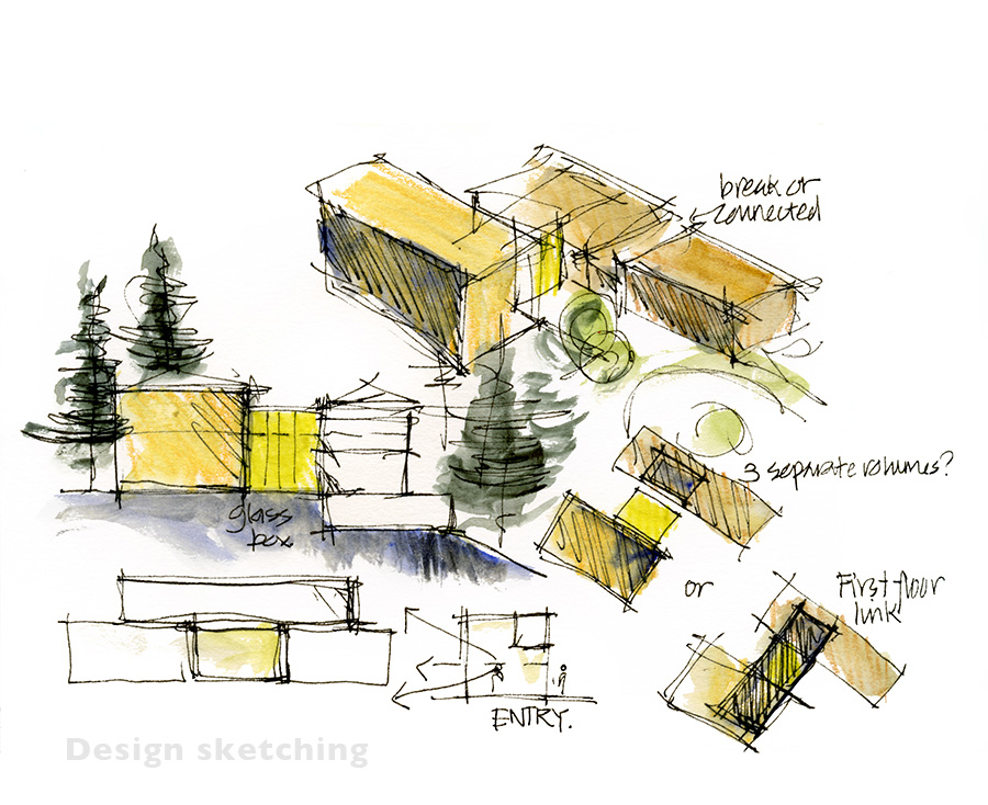 Coneptual Sketches from an Architect