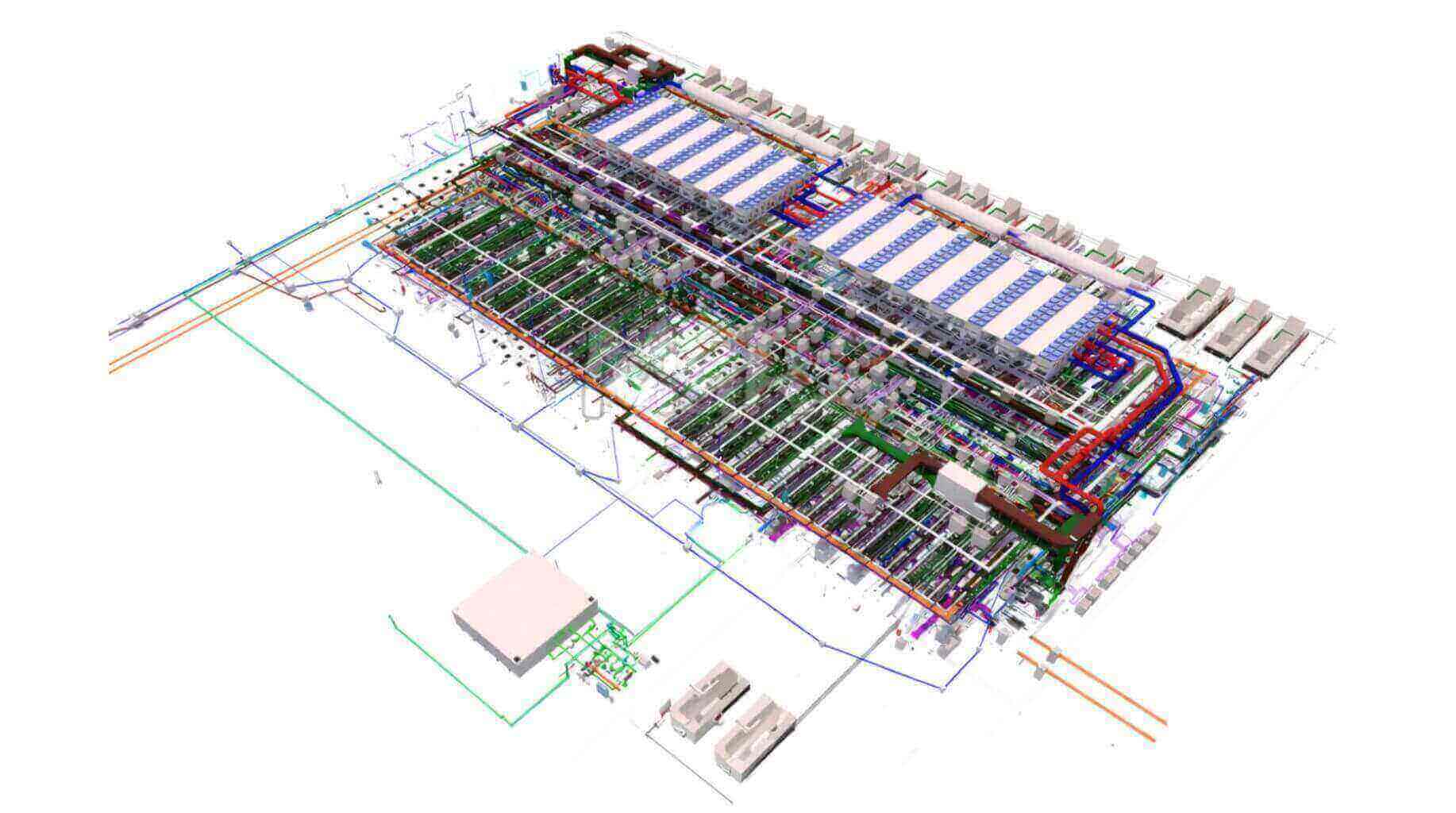 Data Centre in MEP BIM
