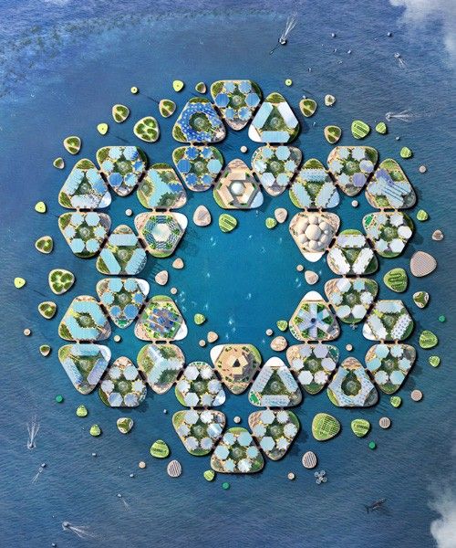 The Oceanix Floating city is an innovative and self-sustaining solution to climate change