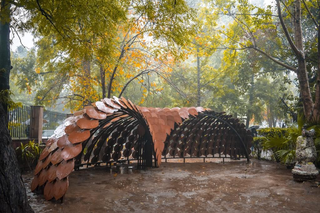 Terracota Pavillion for a cooler shade