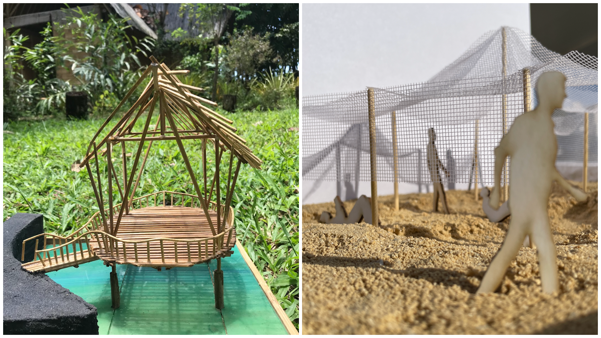 Bamboo and Sand Architecture Thesis Model