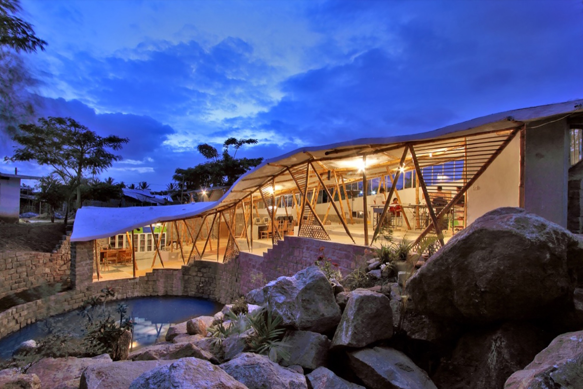 Bamboo Symphony as office of Manasaram Architects