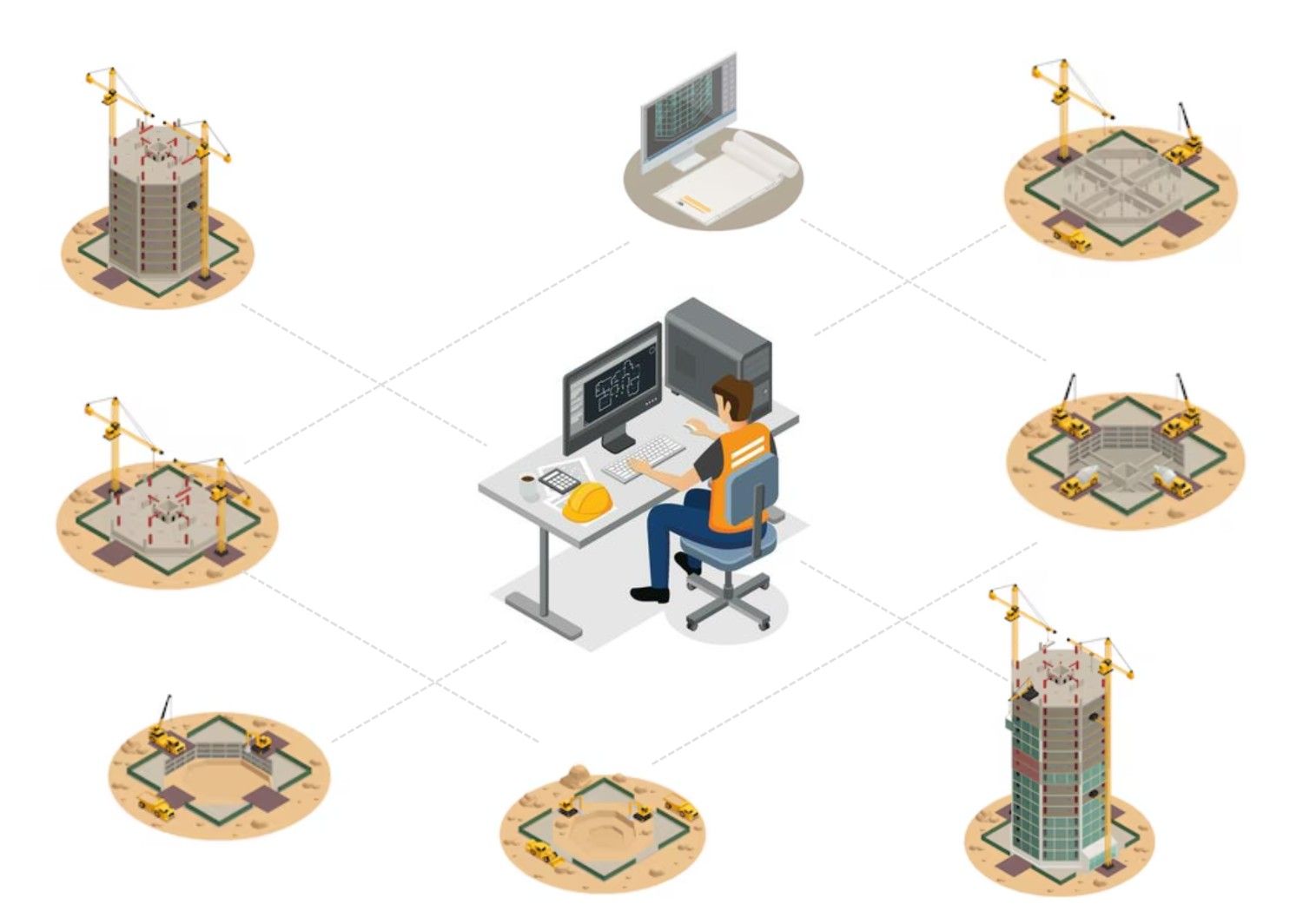 Civil engineers using BIM in workflows