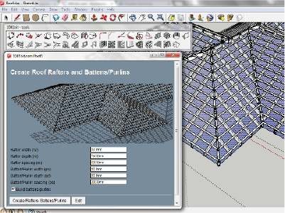 Roof in SketchUp 