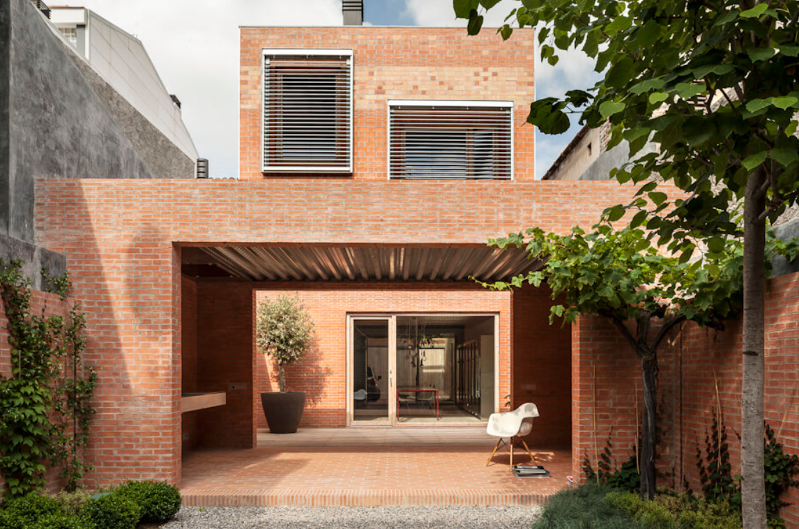 Brick and Wood
