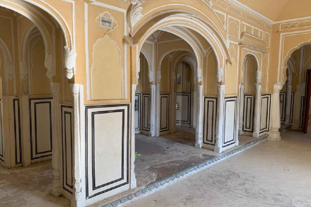 Lime Plaster in Hawa Mahal Palace
