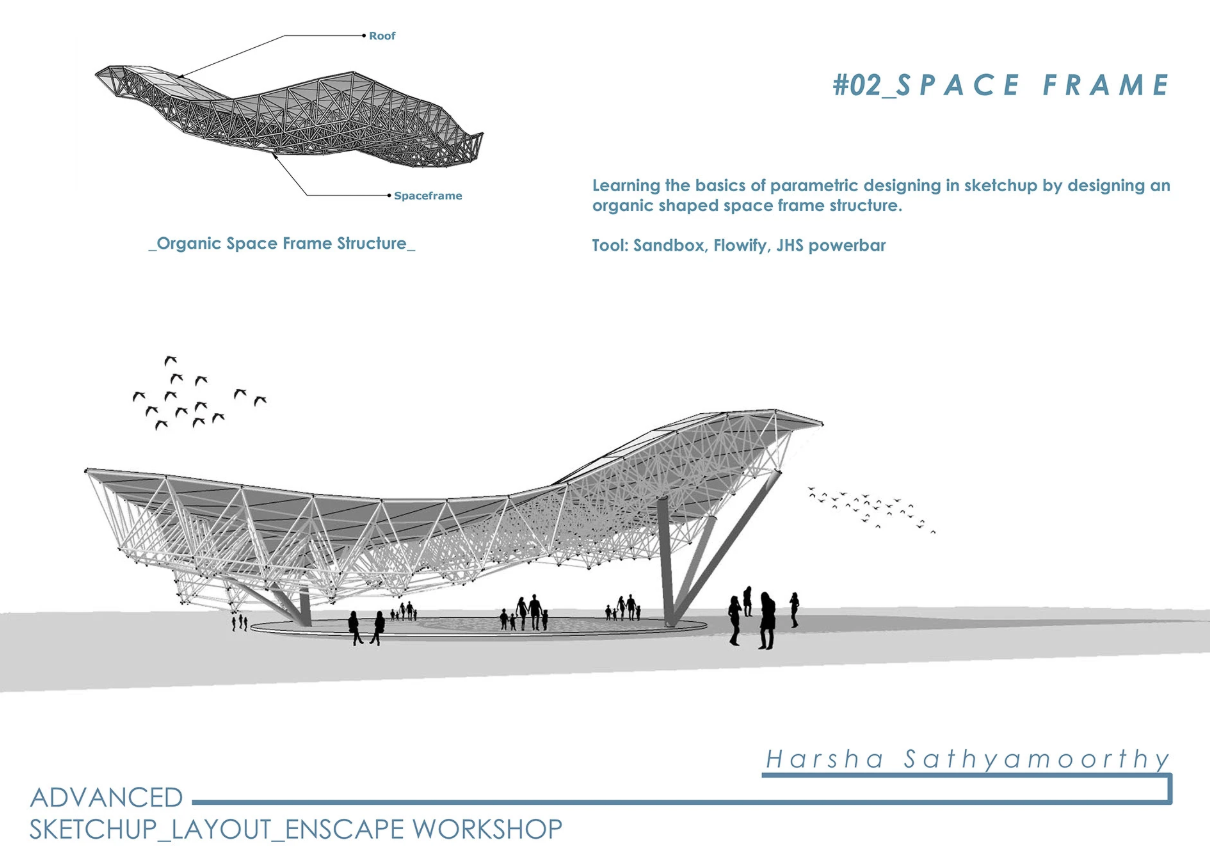  Advanced SketchUp Modelling and Lumion Visualisation Portfolio by Harsha Sathyamoorthy 