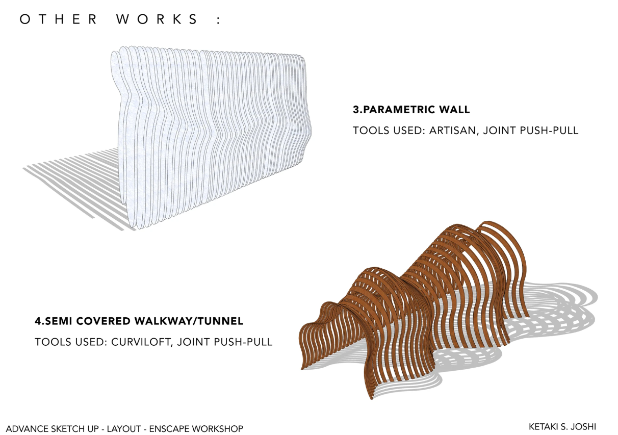 Kaarwan Student Portfolio SketchUp + Lumion course