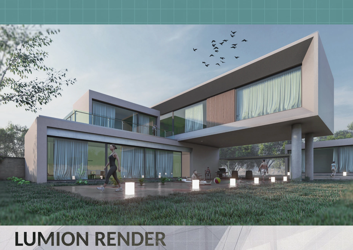Kaarwan Student Work from SketchUp + Lumion Course & Visualisation and Rendering Course
