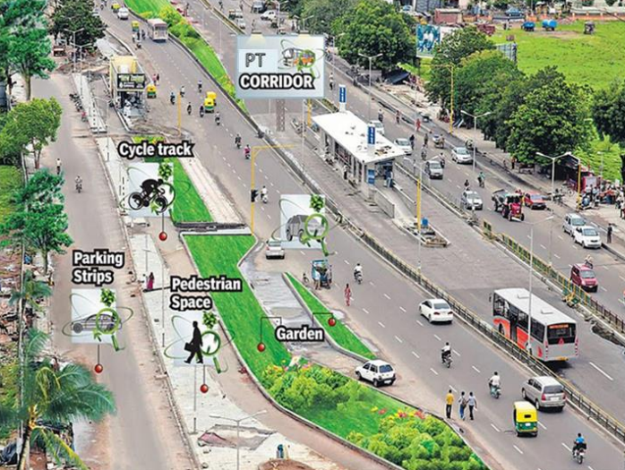 Smart City Vision Executed on an Indian Road