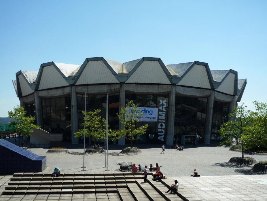 Auditorium, Ruhr University Bochum for Trough Folded Plate Example 