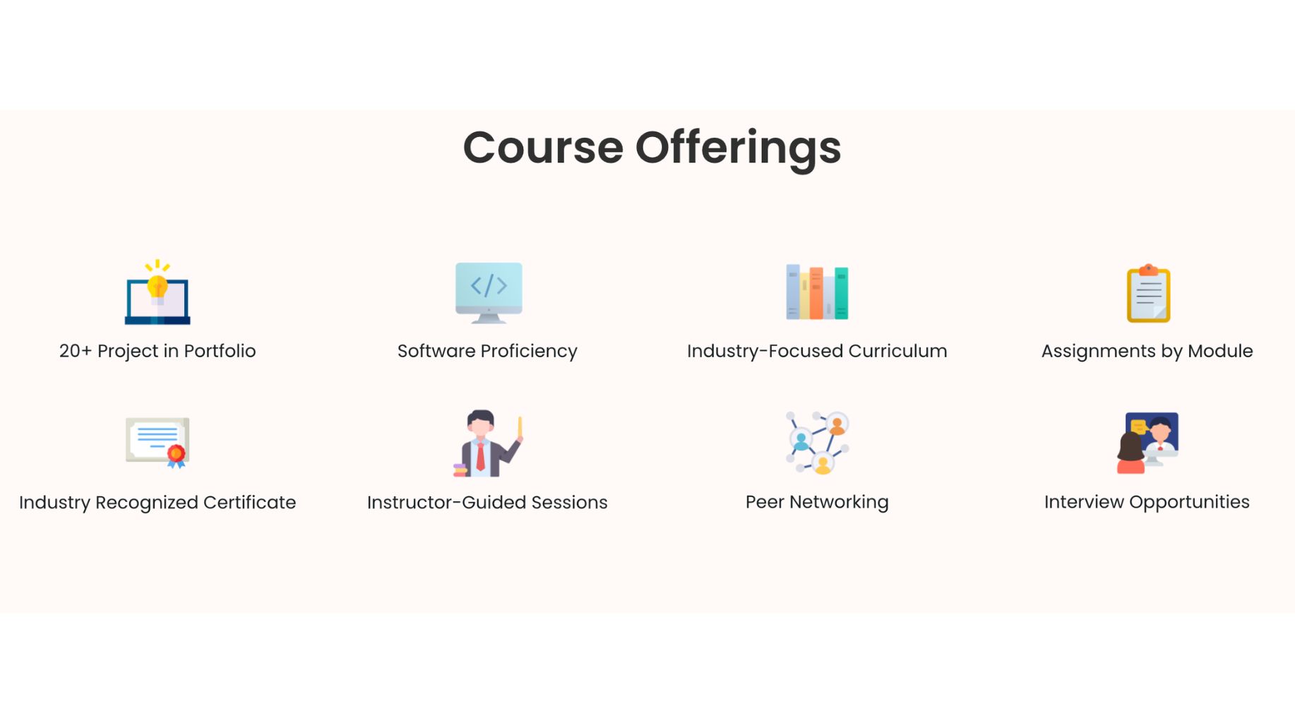 Course Offerings&nbsp;