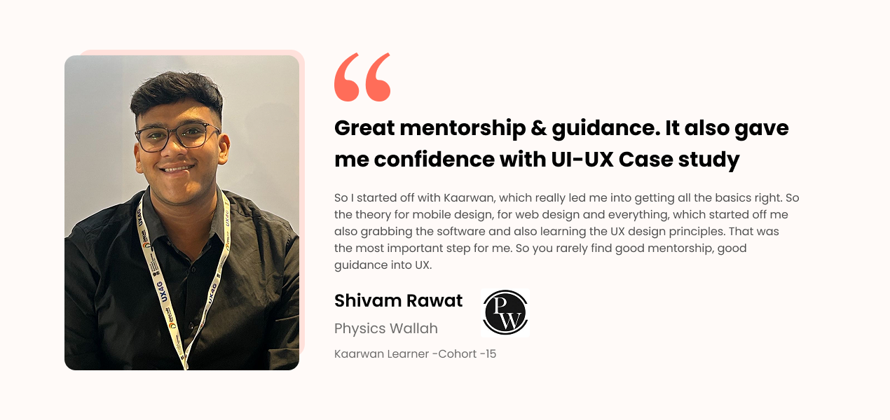 Learner Testimonial