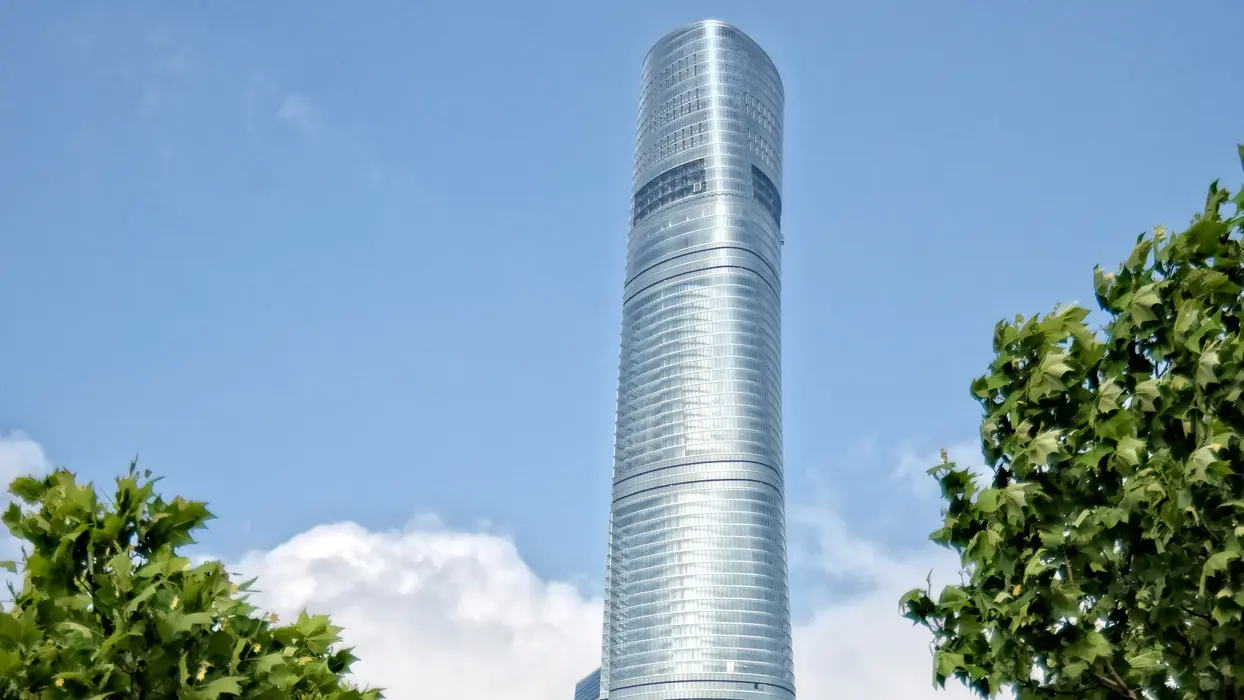 Shanghai Tower in Shanghai, China, one of the tallest skyscrapers designed using BIM-based workflows