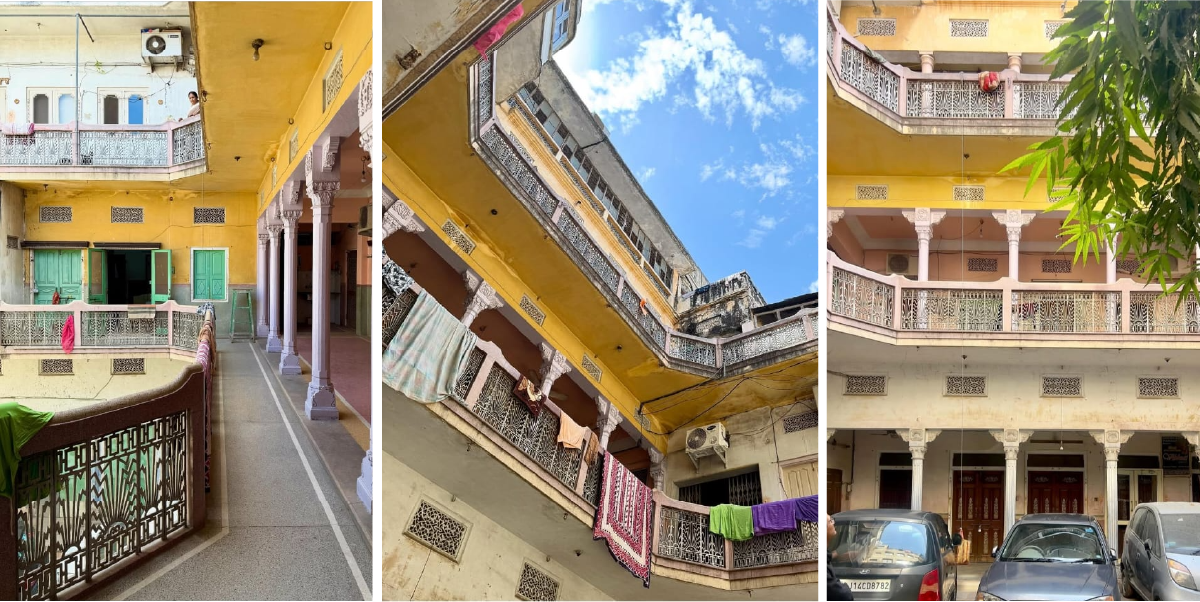 View of Courtyard from different views