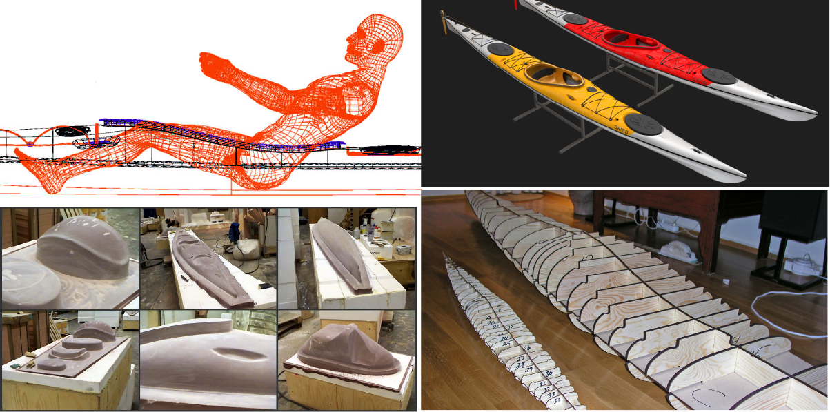Boat designed in Rhino 