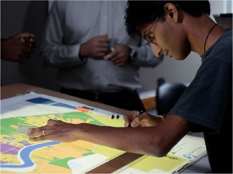 Professional mapping a reignol plan