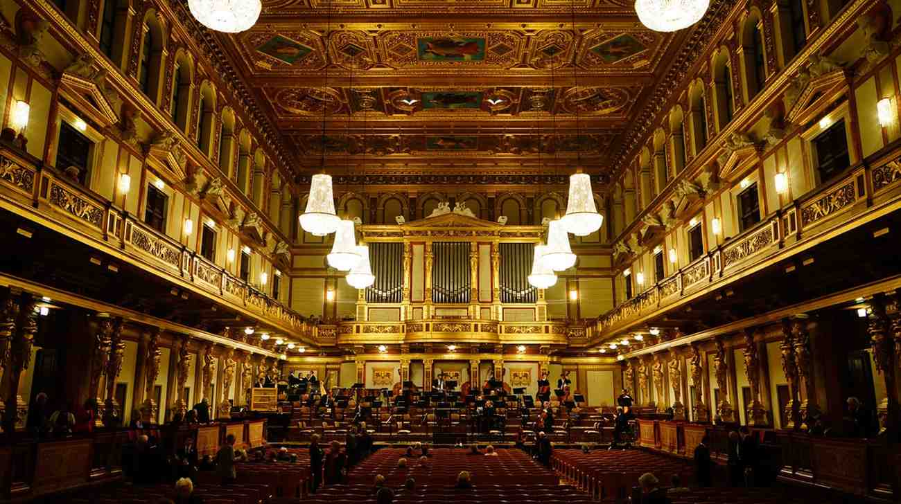 Vienna's Musikverein concert hall’s “shoebox” design enhances reverberation time, creating a sense of spaciousness and warmth.