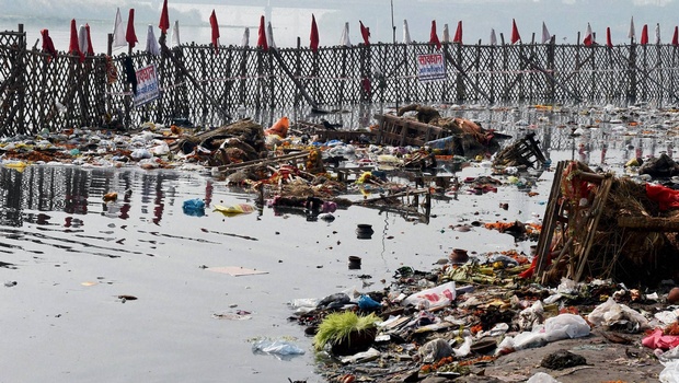 Dirty Water From Yamuna River