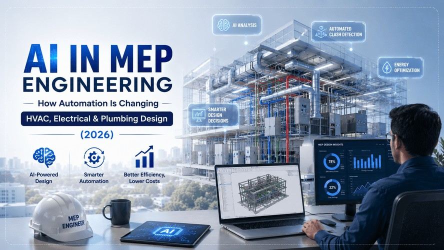 AI in MEP Engineering: How Automation Is Changing HVAC, Electrical & Plumbing Design (2026)