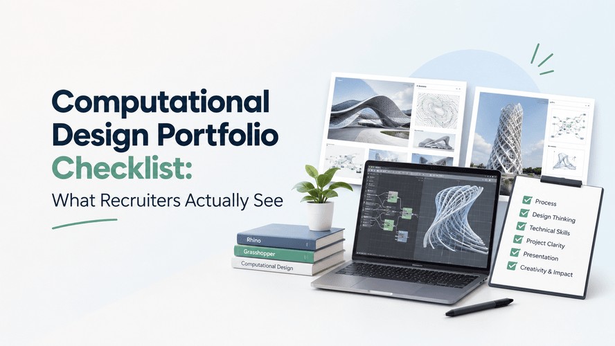 Computational Design Portfolio Checklist: What Recruiters Actually See
