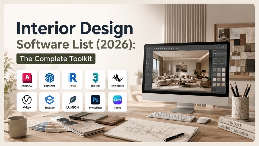 Interior Design Software List (2026): The Complete Toolkit
