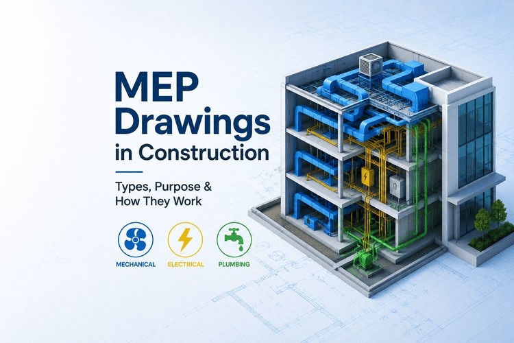 MEP Drawings in Construction: Types, Purpose and How They Work (2026)